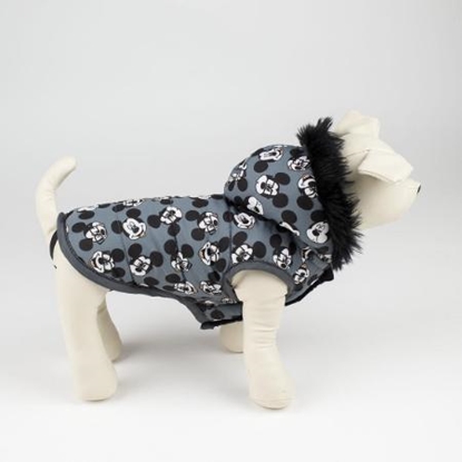 Picture of Disney Mickey Grey Dog Coat | Puffy Winter Jacket for Pets